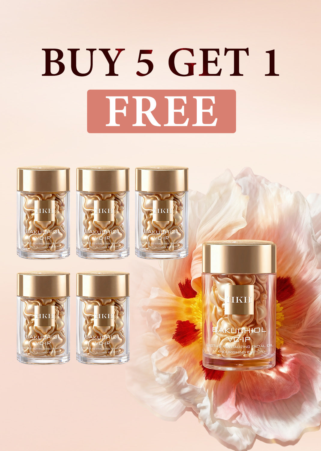 Cápsula del tiempo de retinol vegetal HKH (COMPRA 5 Y LLÉVATE 1 GRATIS)